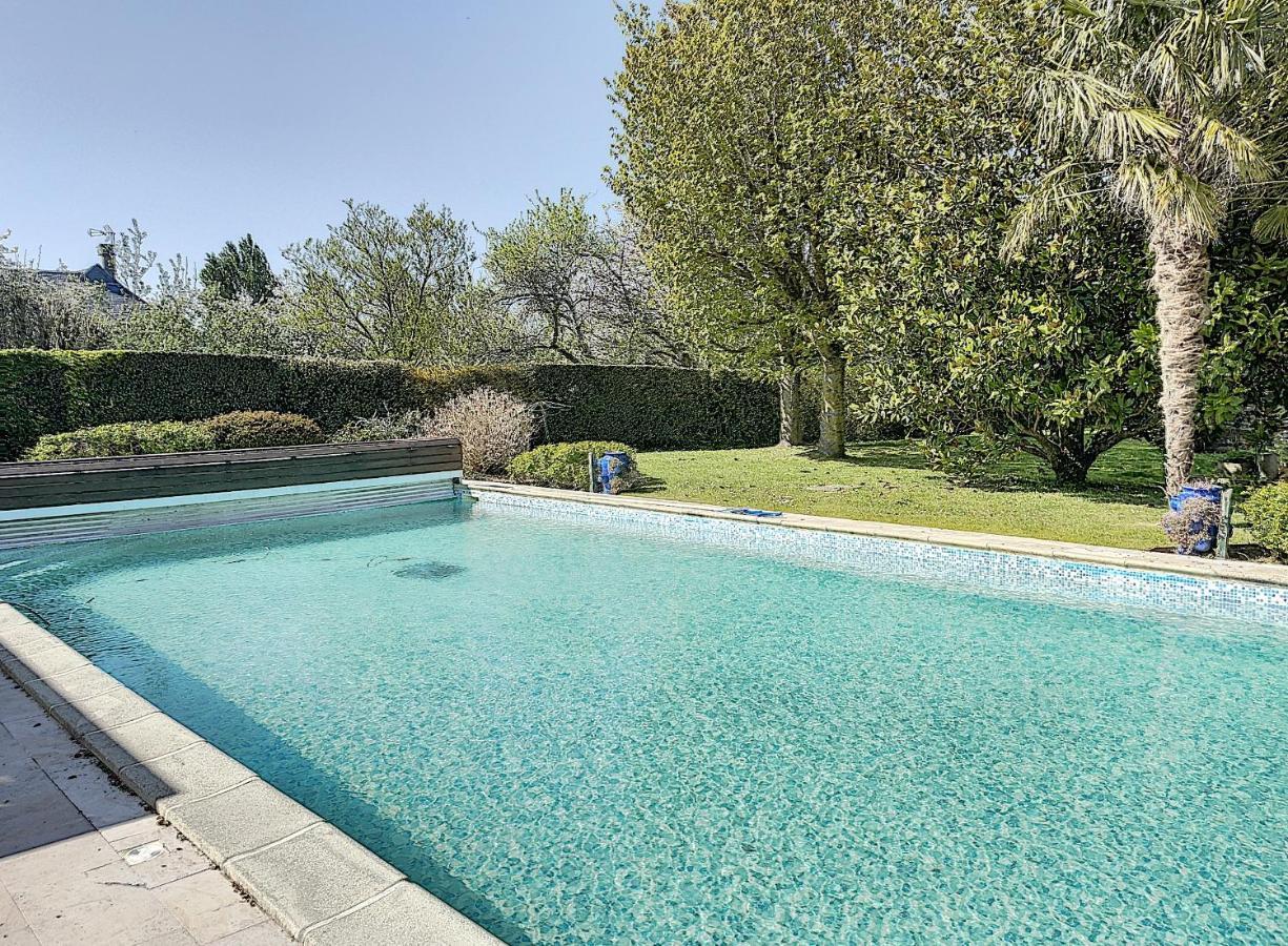 Gite De Charme "La Maison Saint-Leonard" Avec Piscine, Spa, Vue Sur Le Mont Saint-Michel Vains ภายนอก รูปภาพ
