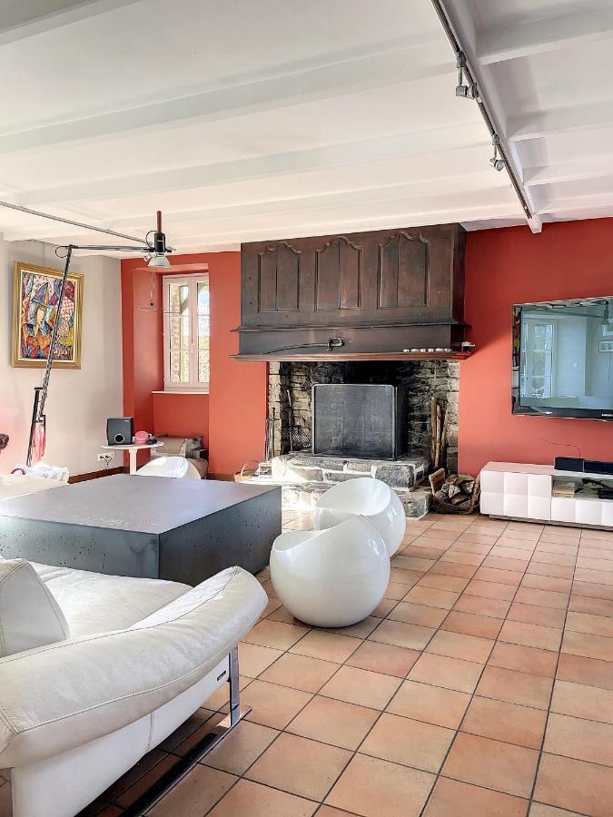 Gite De Charme "La Maison Saint-Leonard" Avec Piscine, Spa, Vue Sur Le Mont Saint-Michel Vains ภายนอก รูปภาพ